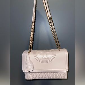 TORY BURCH FLEMING CONVERTIBLE SHOULDER BAG - BLUSH